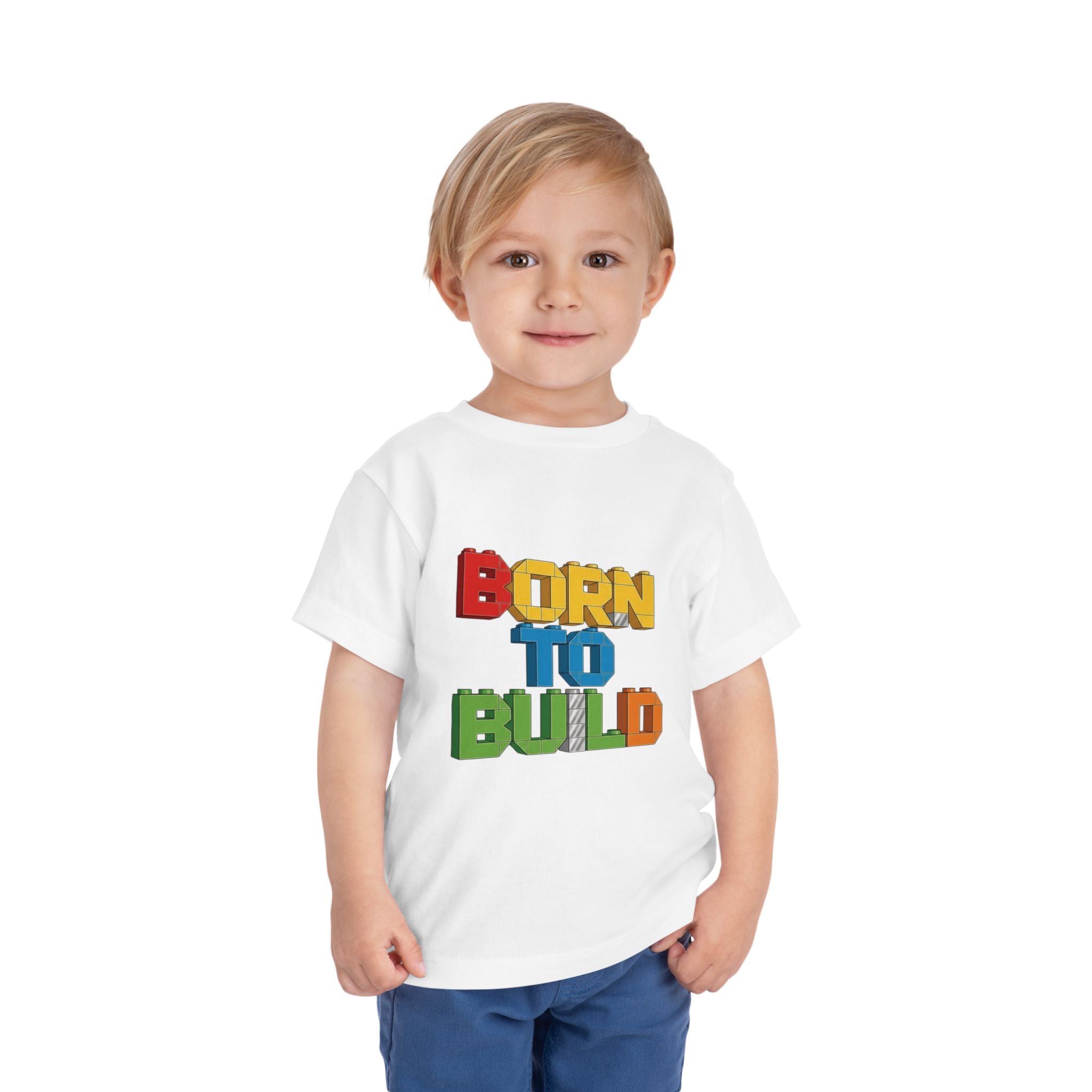 Born to Build Toddler Tee, Kids T-Shirt, Playful Children's Apparel, Birthday Gift, Playtime Outfit, Fun Learning Shirt