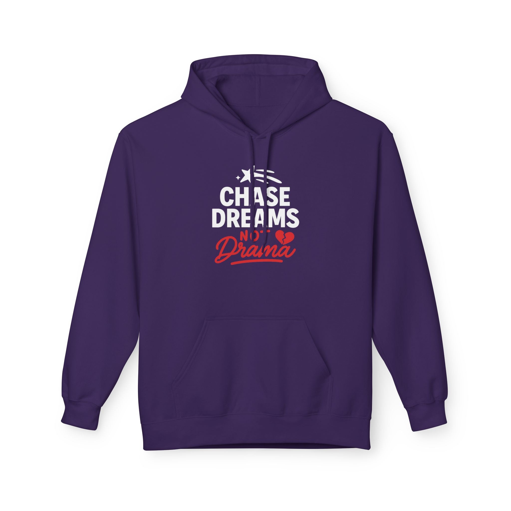 Chase Dreams Hoodie, Inspirational Sweatshirt, Unisex Fleece, Casual Wear, Motivational Gift, Cozy Apparel