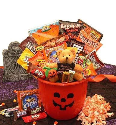 Halloween Tricks and Treats Gift pail- halloween gift pail