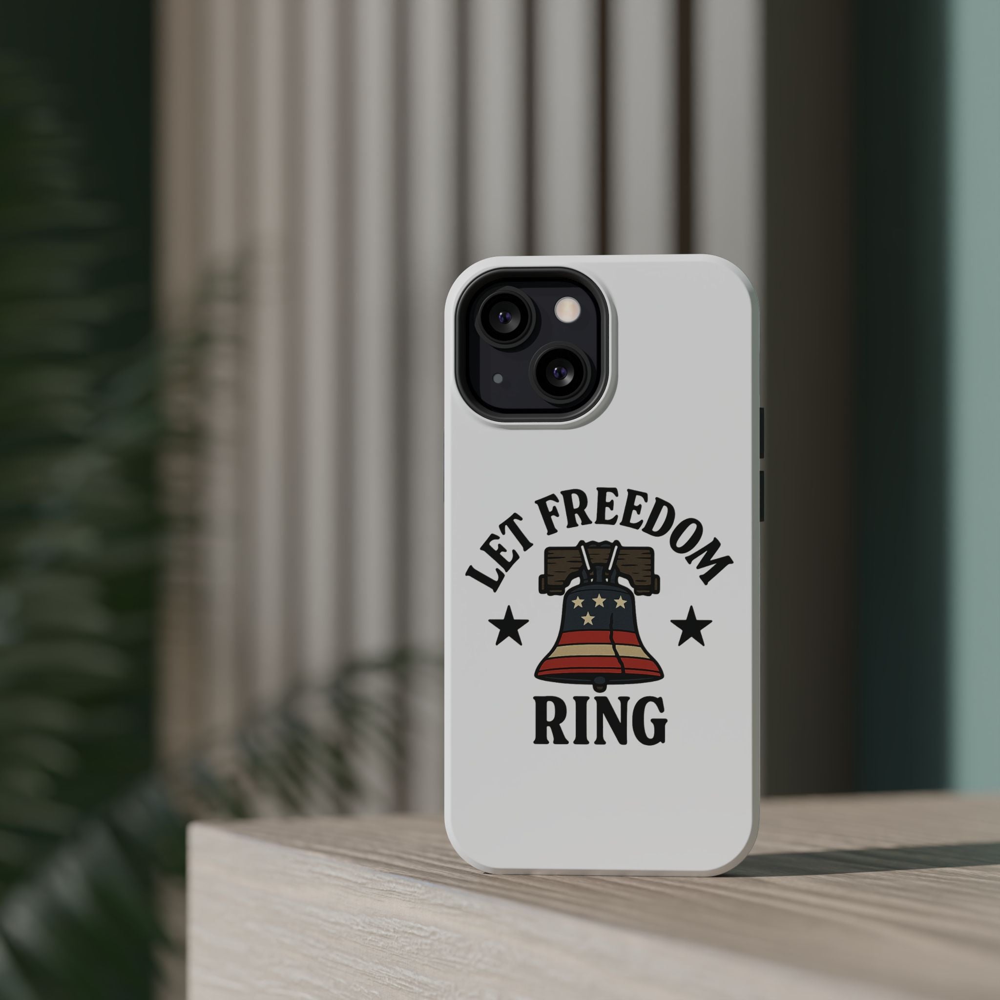 Magnetic Phone Cases with Patriotic Design, Let Freedom Ring Cases, Fun Phone Accessories, Gifts for Independence Day, Cell Phone Covers