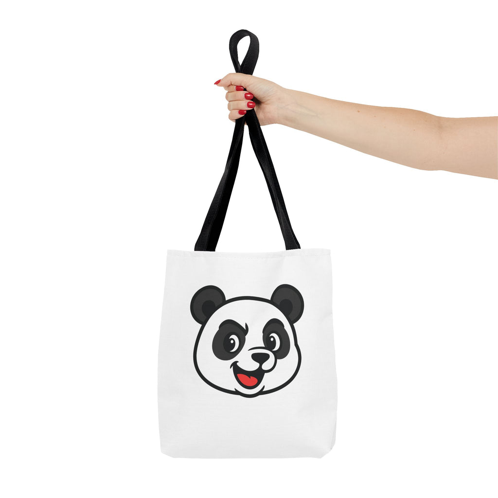 Cute Panda Tote Bag, Hand Bag Gift for Her, Reusable Shopping Bag, Shoulder Bag, Eco-Friendly Tote, Canvas Tote, Gift for Panda Lover