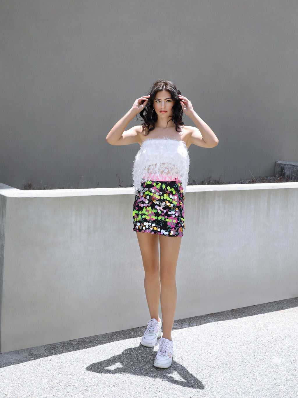 Spotlight Queen Sequin Skirt