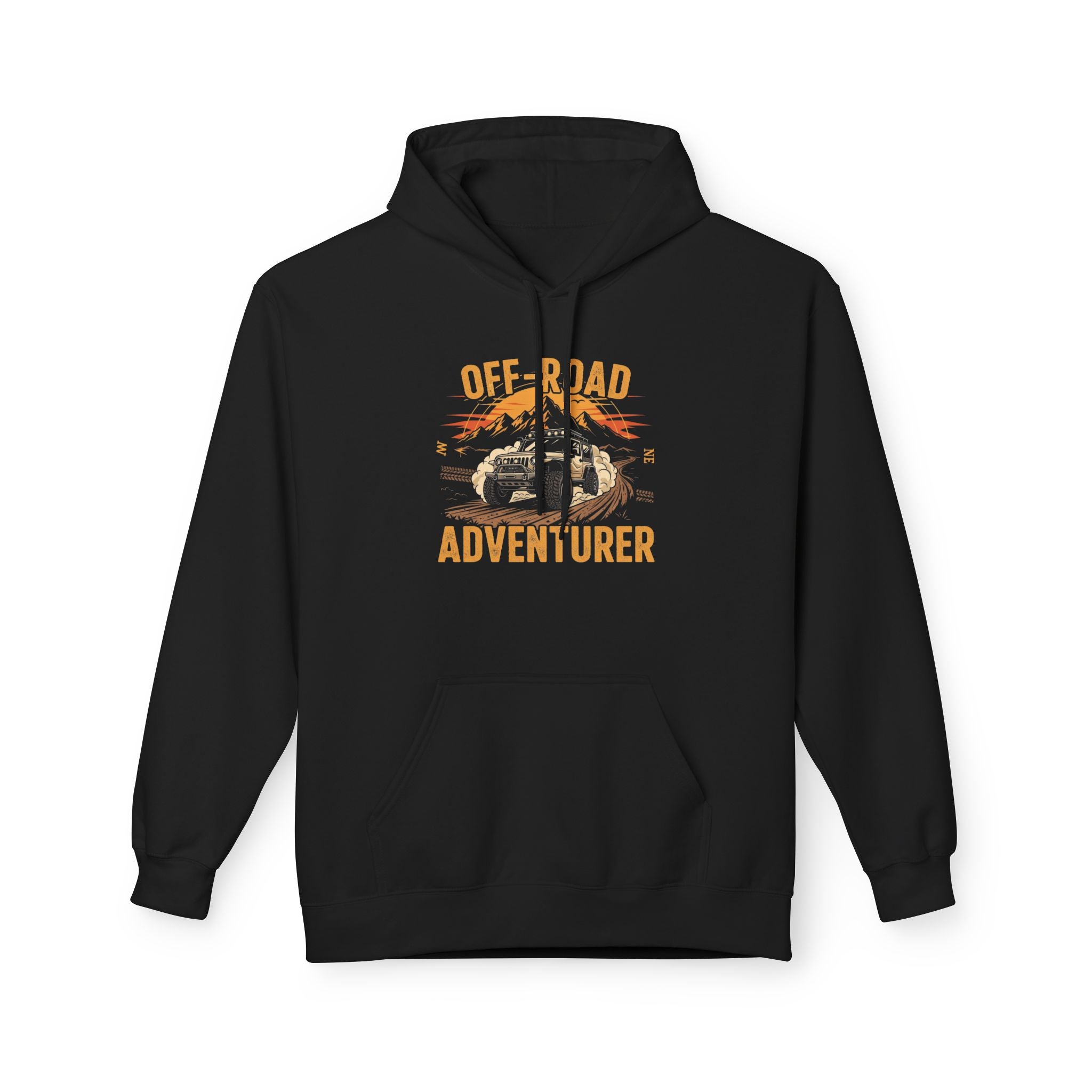 Off-Road Adventurer Hoodie | Cozy Fleece, Perfect Gift for Outdoor Lovers, Camping Hoodie, Adventure Apparel, Travel Gear, Gift for Him/Her