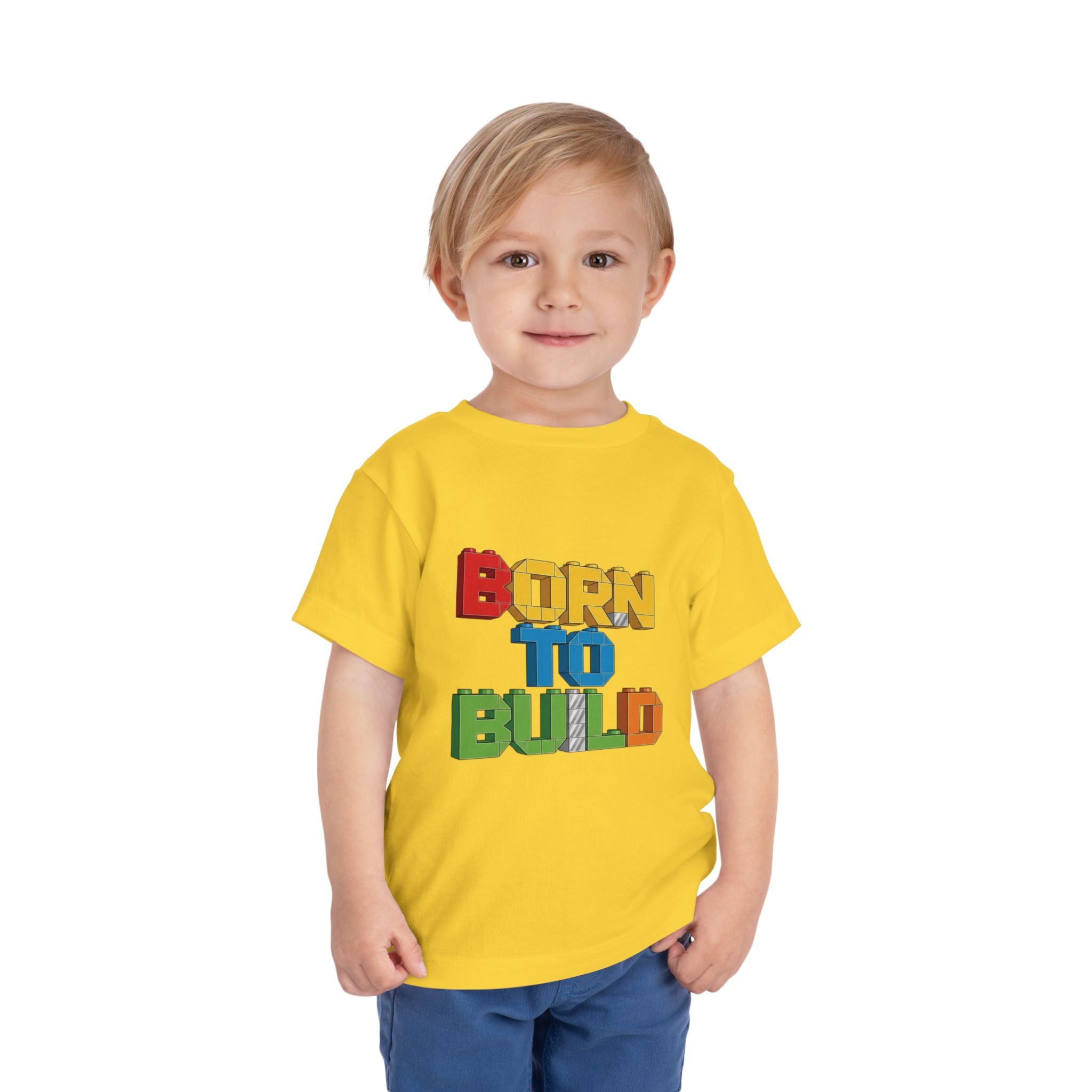 Born to Build Toddler Tee, Kids T-Shirt, Playful Children's Apparel, Birthday Gift, Playtime Outfit, Fun Learning Shirt