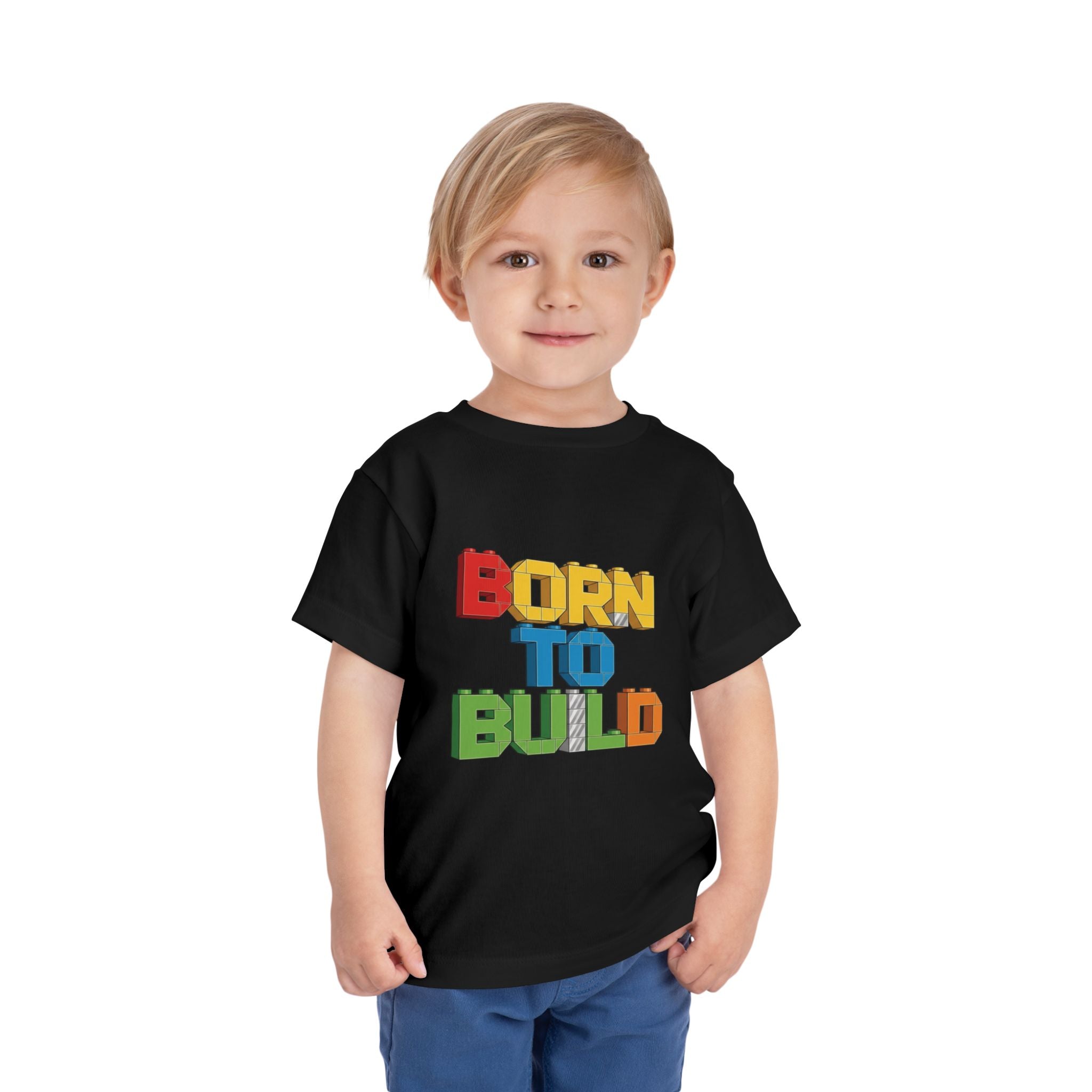 Born to Build Toddler Tee, Kids T-Shirt, Playful Children's Apparel, Birthday Gift, Playtime Outfit, Fun Learning Shirt