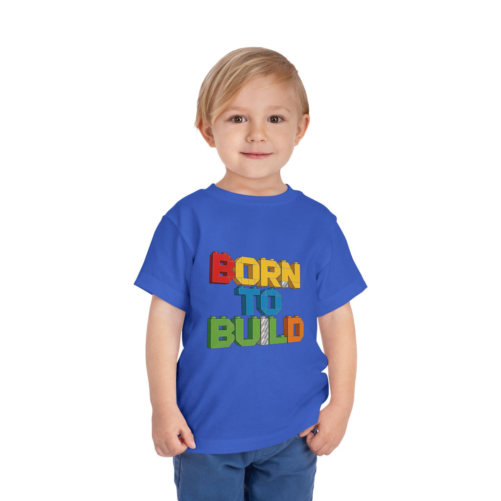 Born to Build Toddler Tee, Kids T-Shirt, Playful Children's Apparel, Birthday Gift, Playtime Outfit, Fun Learning Shirt