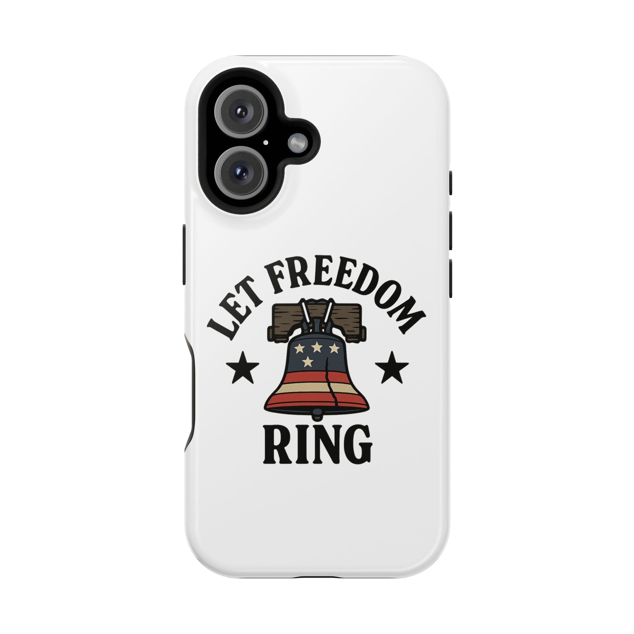 Magnetic Phone Cases with Patriotic Design, Let Freedom Ring Cases, Fun Phone Accessories, Gifts for Independence Day, Cell Phone Covers