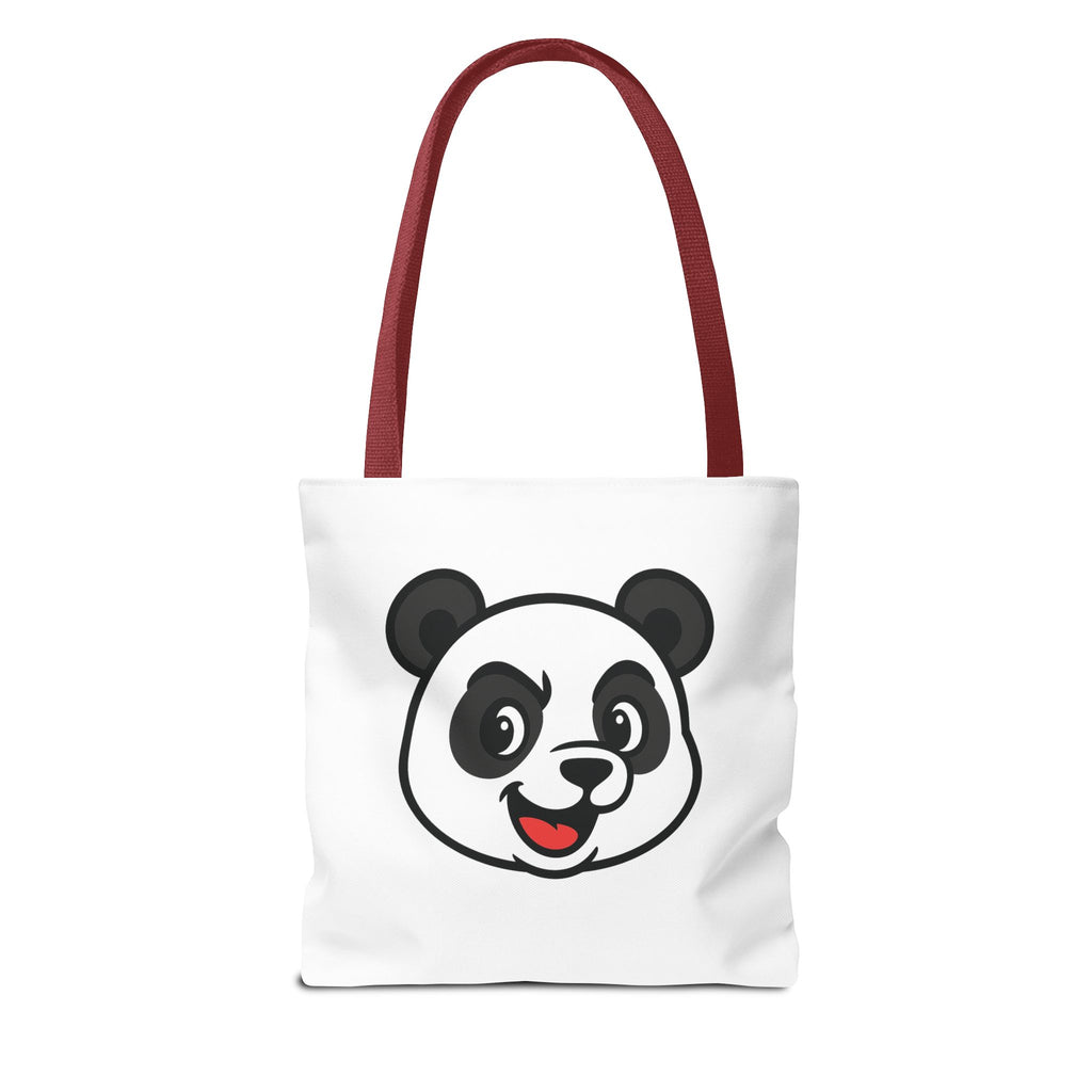 Cute Panda Tote Bag, Hand Bag Gift for Her, Reusable Shopping Bag, Shoulder Bag, Eco-Friendly Tote, Canvas Tote, Gift for Panda Lover
