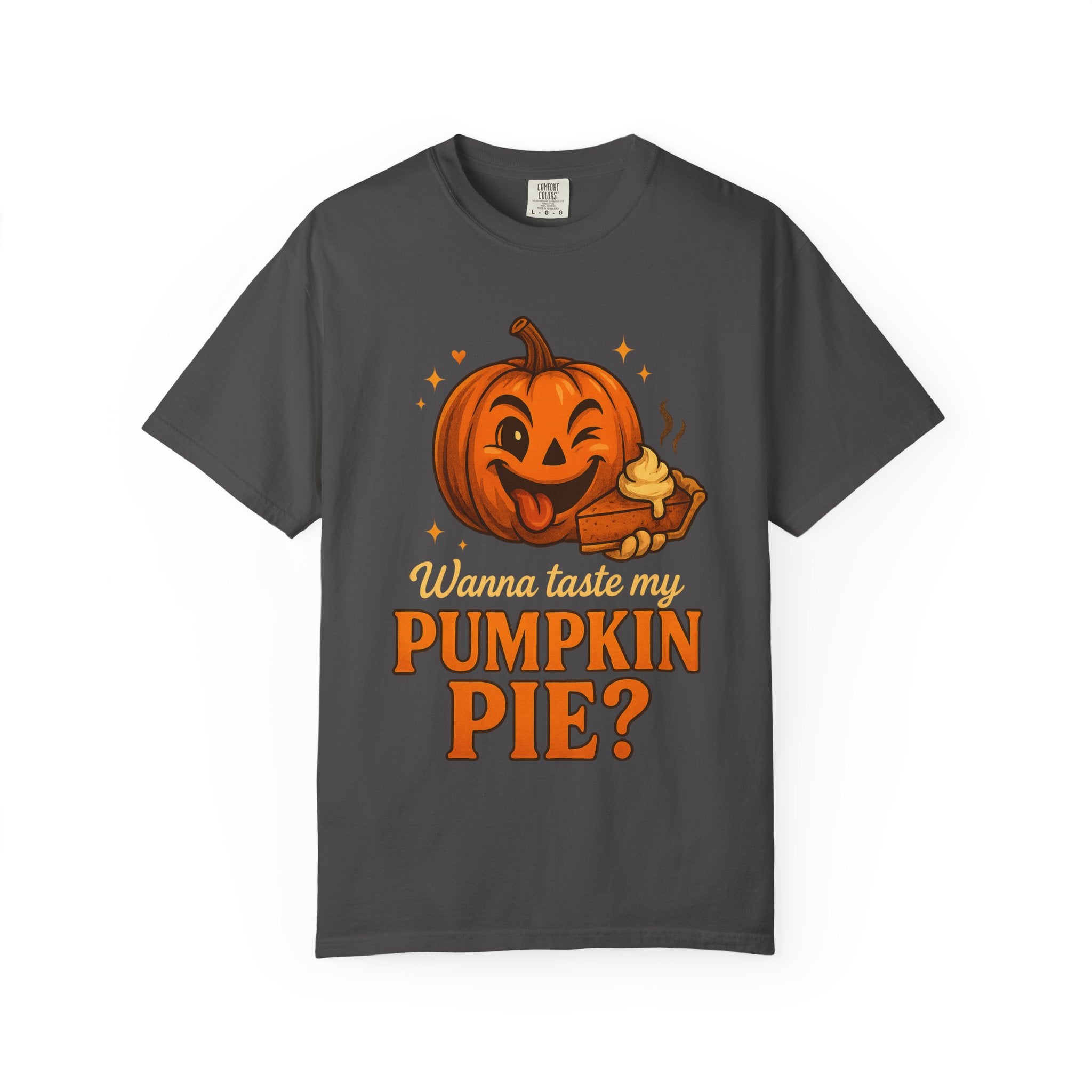 Pumpkin Pie Humor T-Shirt, Fall Apparel, Halloween Fun Shirt, Unisex Gift, Autumn Fashion Statement