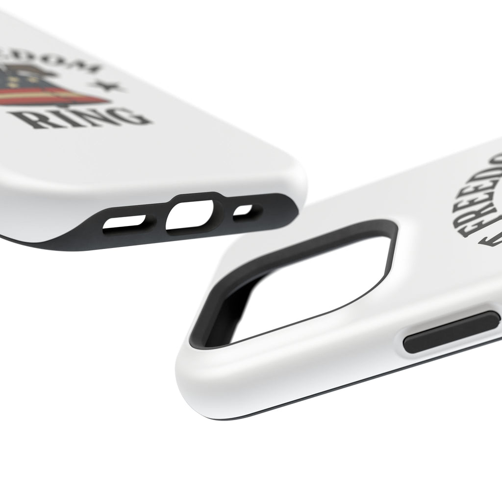 Magnetic Phone Cases with Patriotic Design, Let Freedom Ring Cases, Fun Phone Accessories, Gifts for Independence Day, Cell Phone Covers