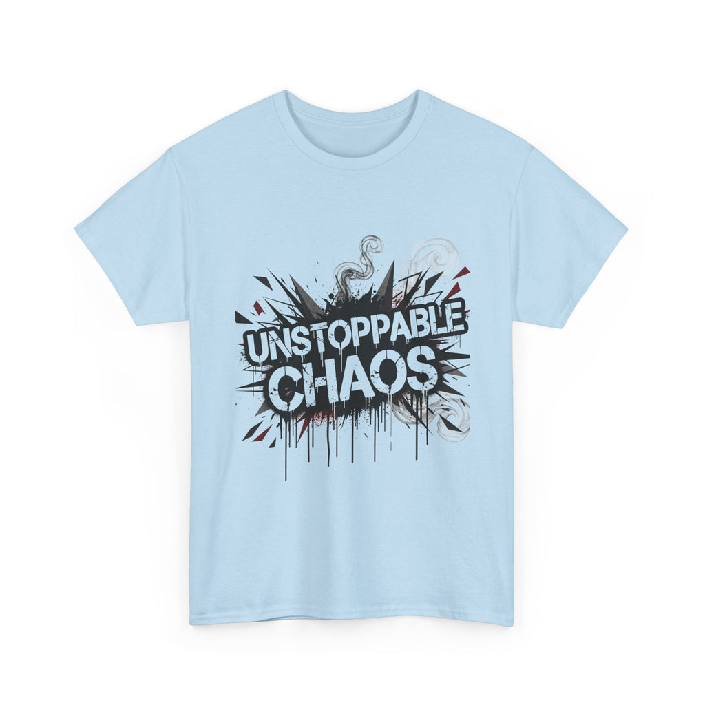 nspirational T Shirt Heavy Cotton Unisex Casual Wear Streetwear Bold Lightning Graphic Statement Top Comfortable Fit Unique Gift For Him Her