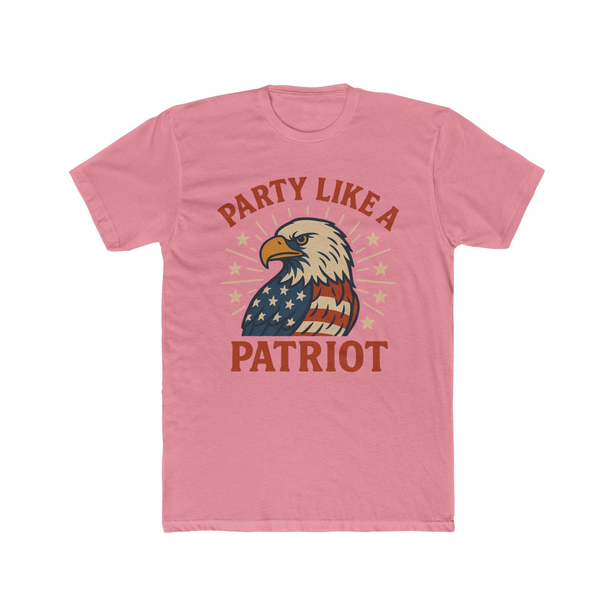 Party Like a Patriot Shirt Funny 4th of July T-Shirt Eagle Tee  USA Flag  Gift for Him  American Pride Independence Day