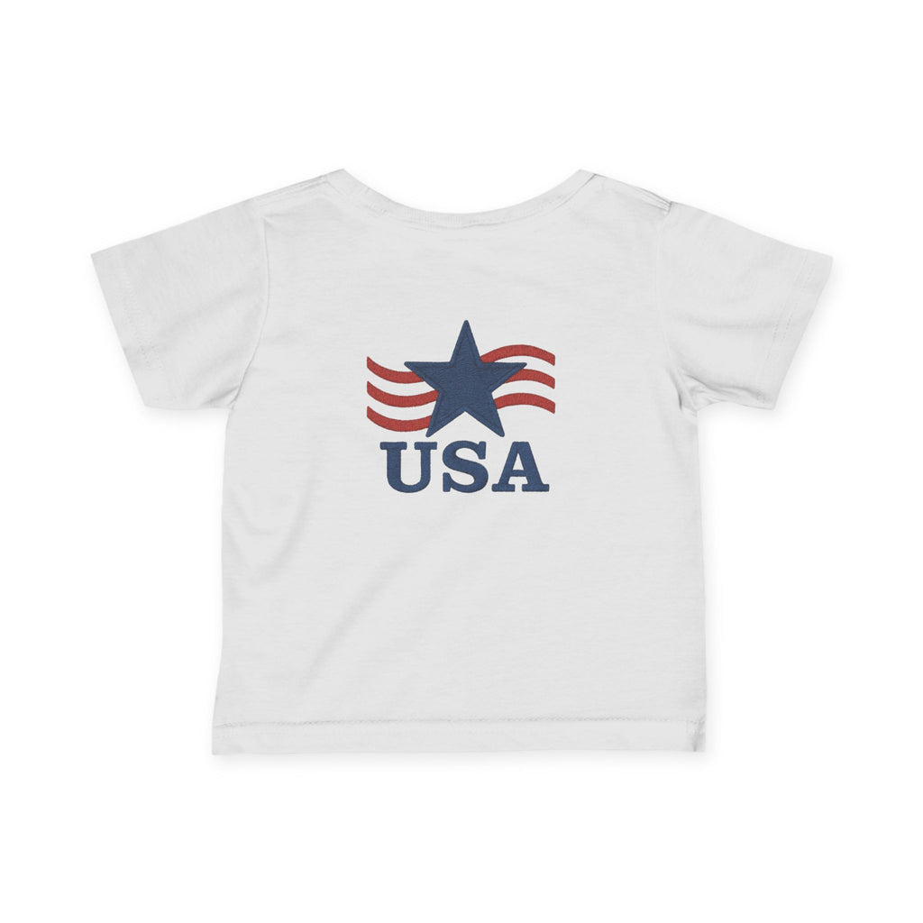 USA Eagle Infant Tee, Baby T-Shirt, Toddler Clothing, 4th of July Outfit, Patriotic Tee, Newborn Gift, American Pride Gear