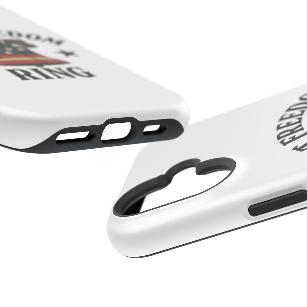 Magnetic Phone Cases with Patriotic Design, Let Freedom Ring Cases, Fun Phone Accessories, Gifts for Independence Day, Cell Phone Covers