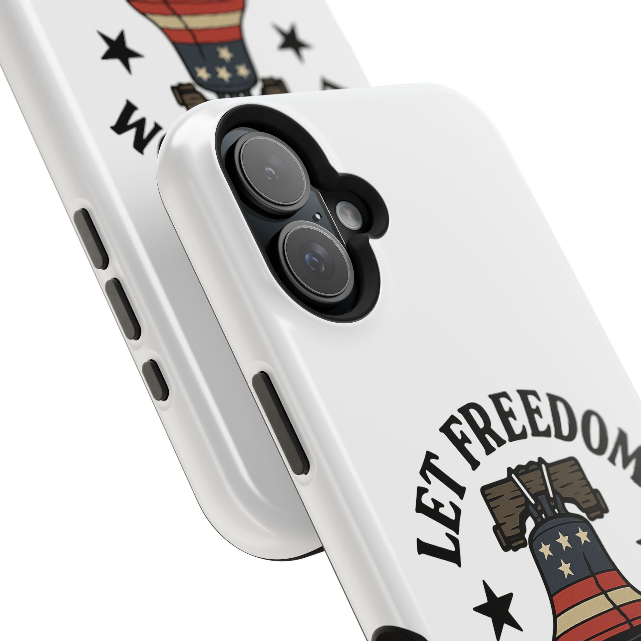Magnetic Phone Cases with Patriotic Design, Let Freedom Ring Cases, Fun Phone Accessories, Gifts for Independence Day, Cell Phone Covers