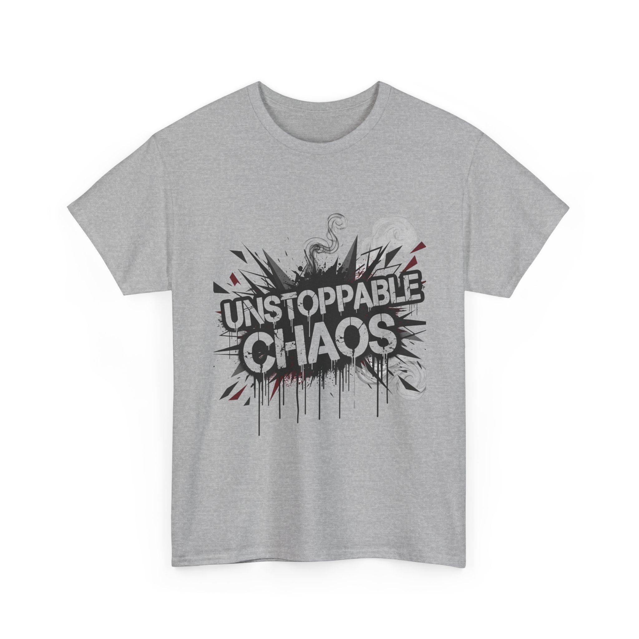 nspirational T Shirt Heavy Cotton Unisex Casual Wear Streetwear Bold Lightning Graphic Statement Top Comfortable Fit Unique Gift For Him Her