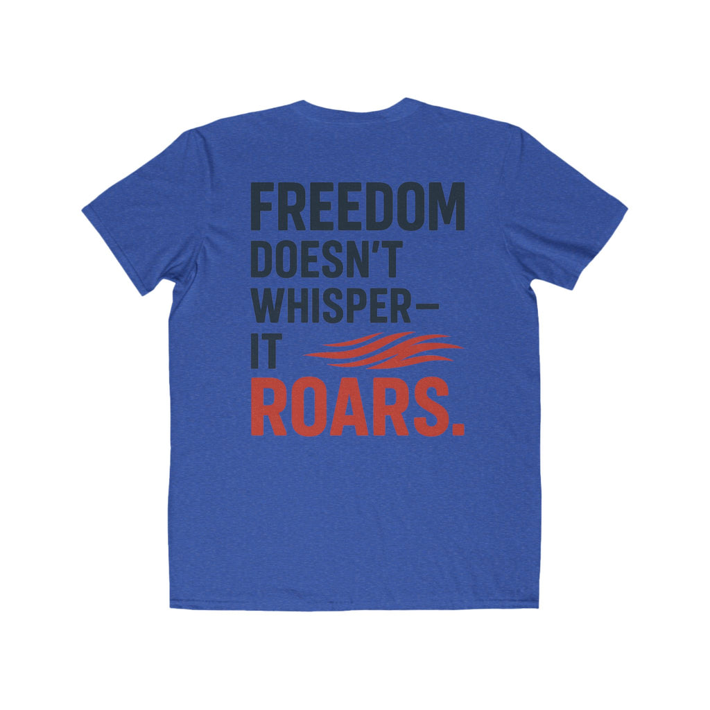 4th of July T-Shirt Liberty & Loud Patriotic USA Tee Independence Day Gift Shirt American Flag Top Fireworks 4th of July Present Gift