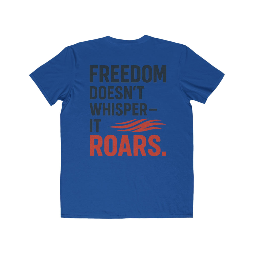 4th of July T-Shirt Liberty & Loud Patriotic USA Tee Independence Day Gift Shirt American Flag Top Fireworks 4th of July Present Gift