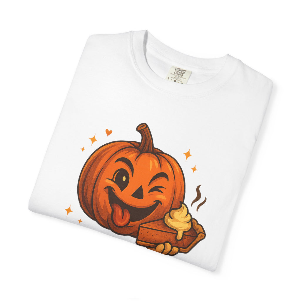 Pumpkin Pie Humor T-Shirt, Fall Apparel, Halloween Fun Shirt, Unisex Gift, Autumn Fashion Statement