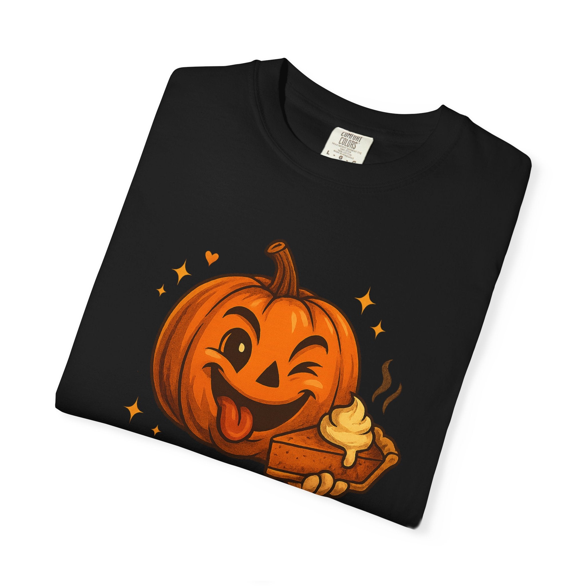 Pumpkin Pie Humor T-Shirt, Fall Apparel, Halloween Fun Shirt, Unisex Gift, Autumn Fashion Statement