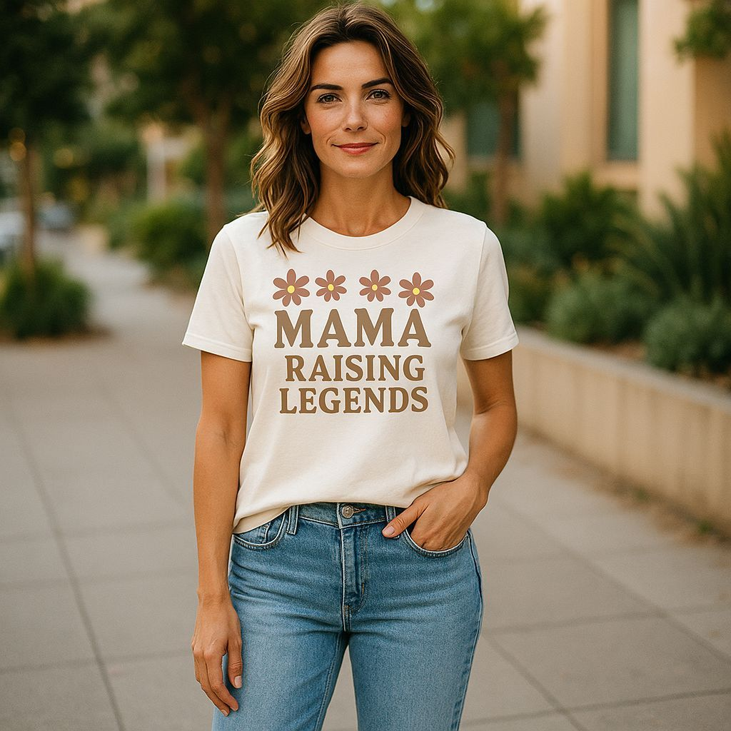 Mama Shirt Raising Legends Mom Life T-Shirt Gift for Mom  Mother s Day Tee Retro Mama Shirt Floral Mom Shirt Cute Mom Tee Gift for Mom