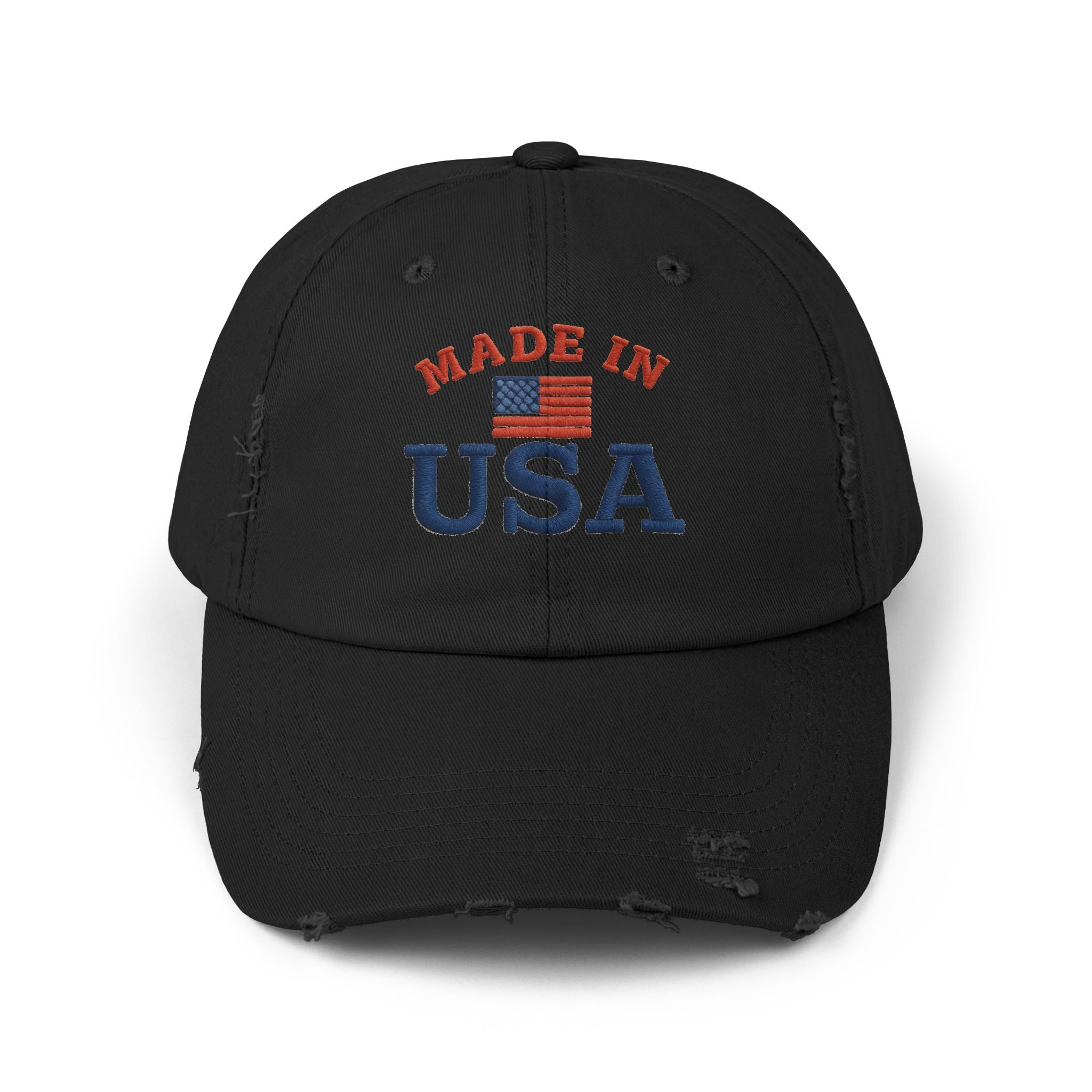 Made in USA Cap, Distressed Cap, Casual Summer Hat, Gift for Him, USA Pride Cap, Vintage Cap for Festivals,USA Cap