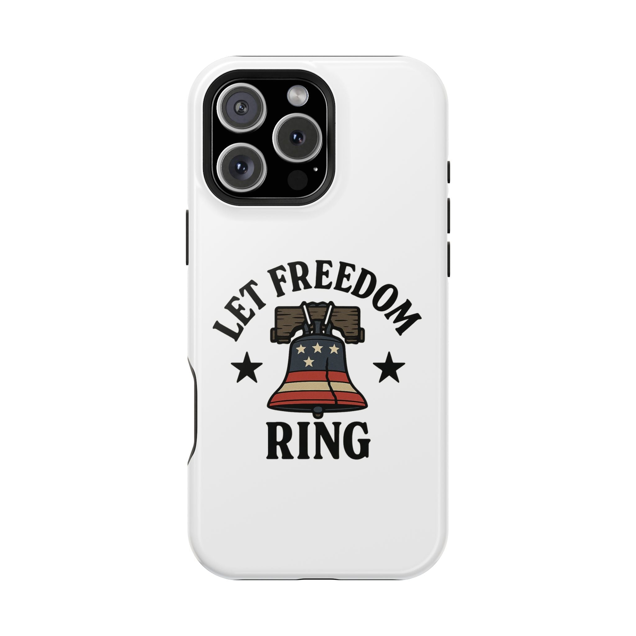 Magnetic Phone Cases with Patriotic Design, Let Freedom Ring Cases, Fun Phone Accessories, Gifts for Independence Day, Cell Phone Covers