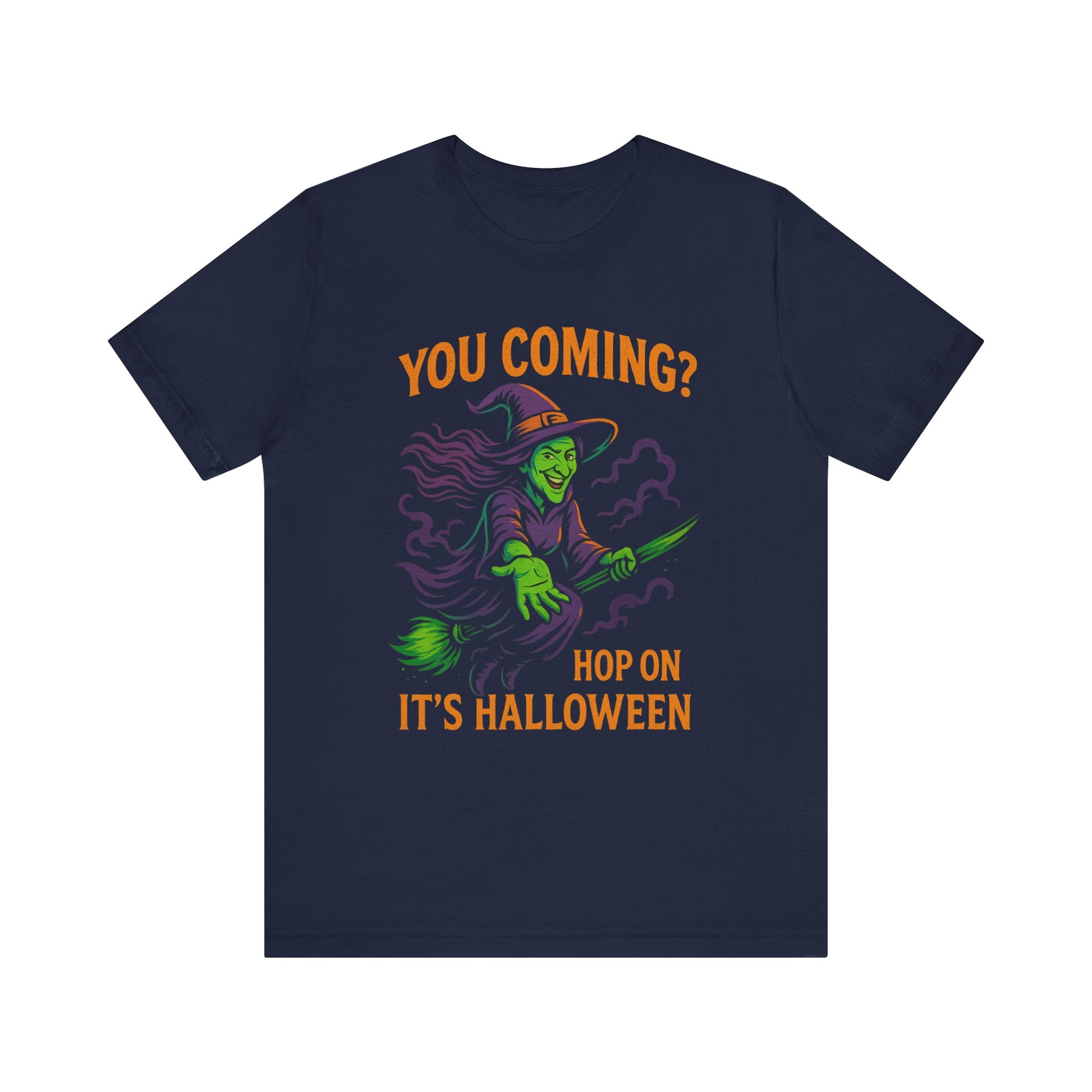 Funny witch t shirt spooky tee sarcastic halloween shirt colorful scary shirt unisex cotton top creepy gift for her him