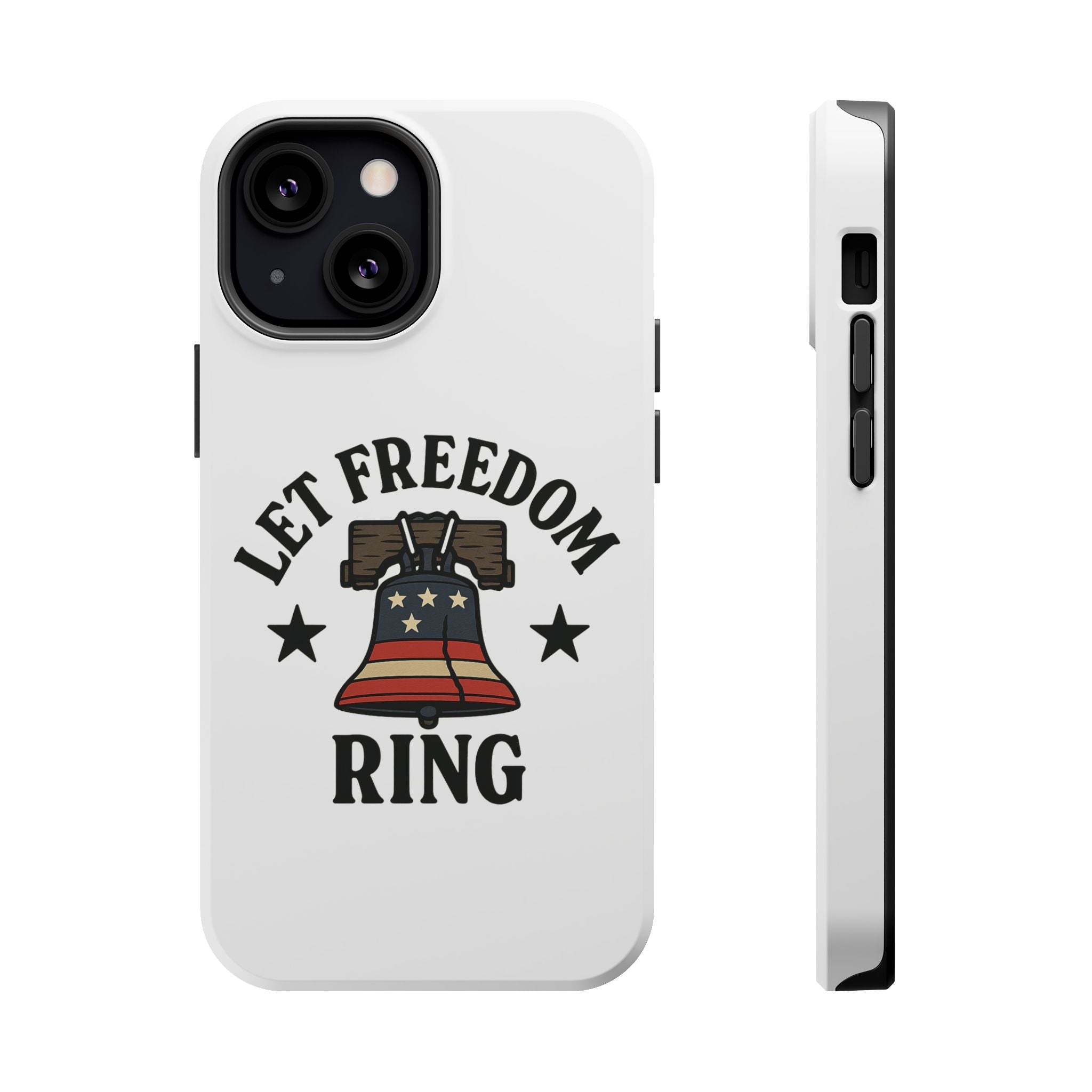 Magnetic Phone Cases with Patriotic Design, Let Freedom Ring Cases, Fun Phone Accessories, Gifts for Independence Day, Cell Phone Covers