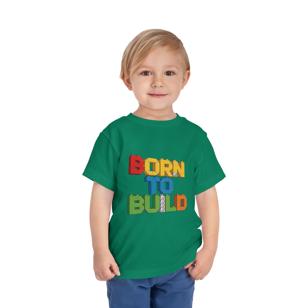 Born to Build Toddler Tee, Kids T-Shirt, Playful Children's Apparel, Birthday Gift, Playtime Outfit, Fun Learning Shirt