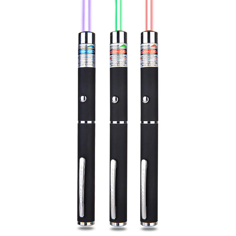 3 Packs 900Mile Laser Pointer Pen Green Blue Red Light Visible Beam