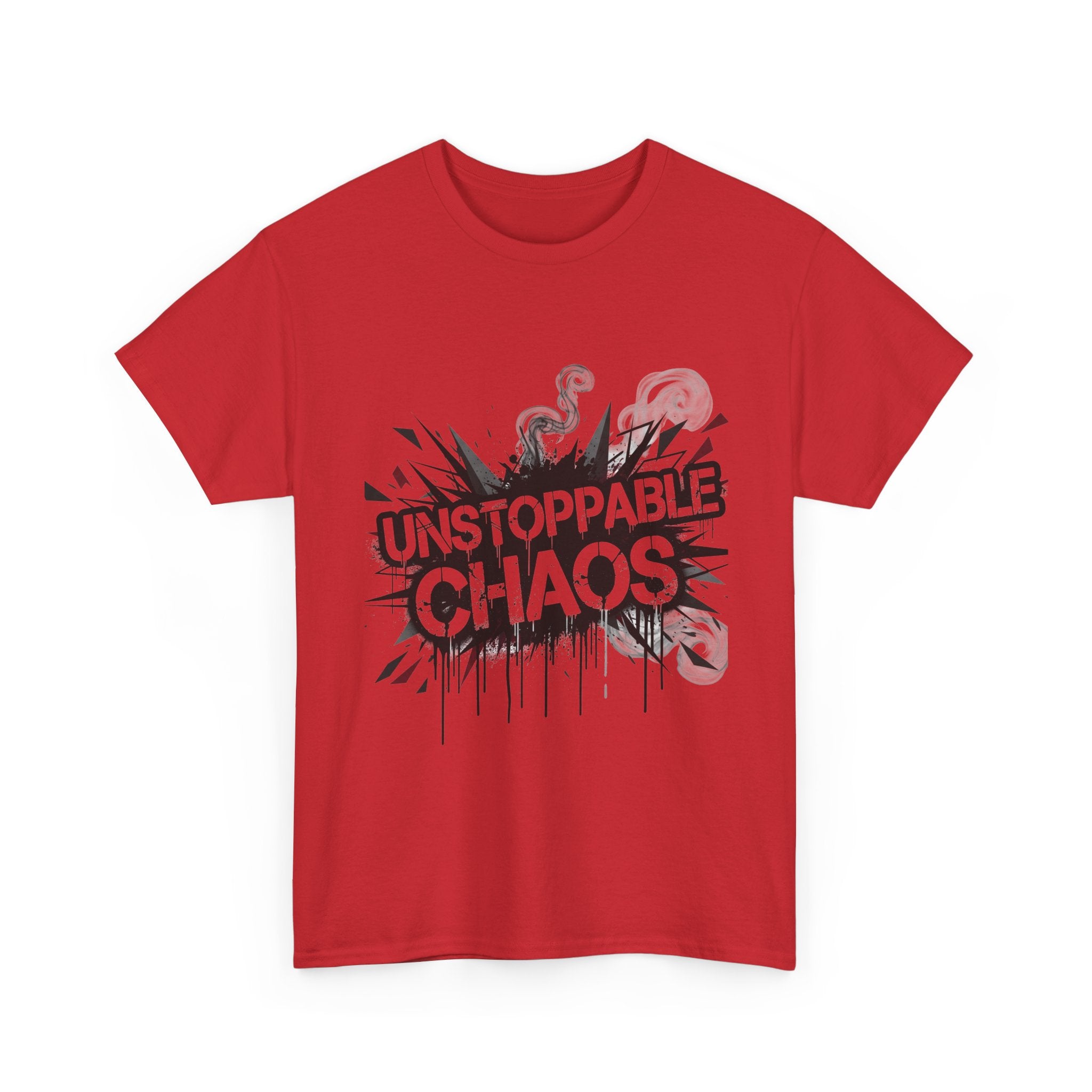 nspirational T Shirt Heavy Cotton Unisex Casual Wear Streetwear Bold Lightning Graphic Statement Top Comfortable Fit Unique Gift For Him Her