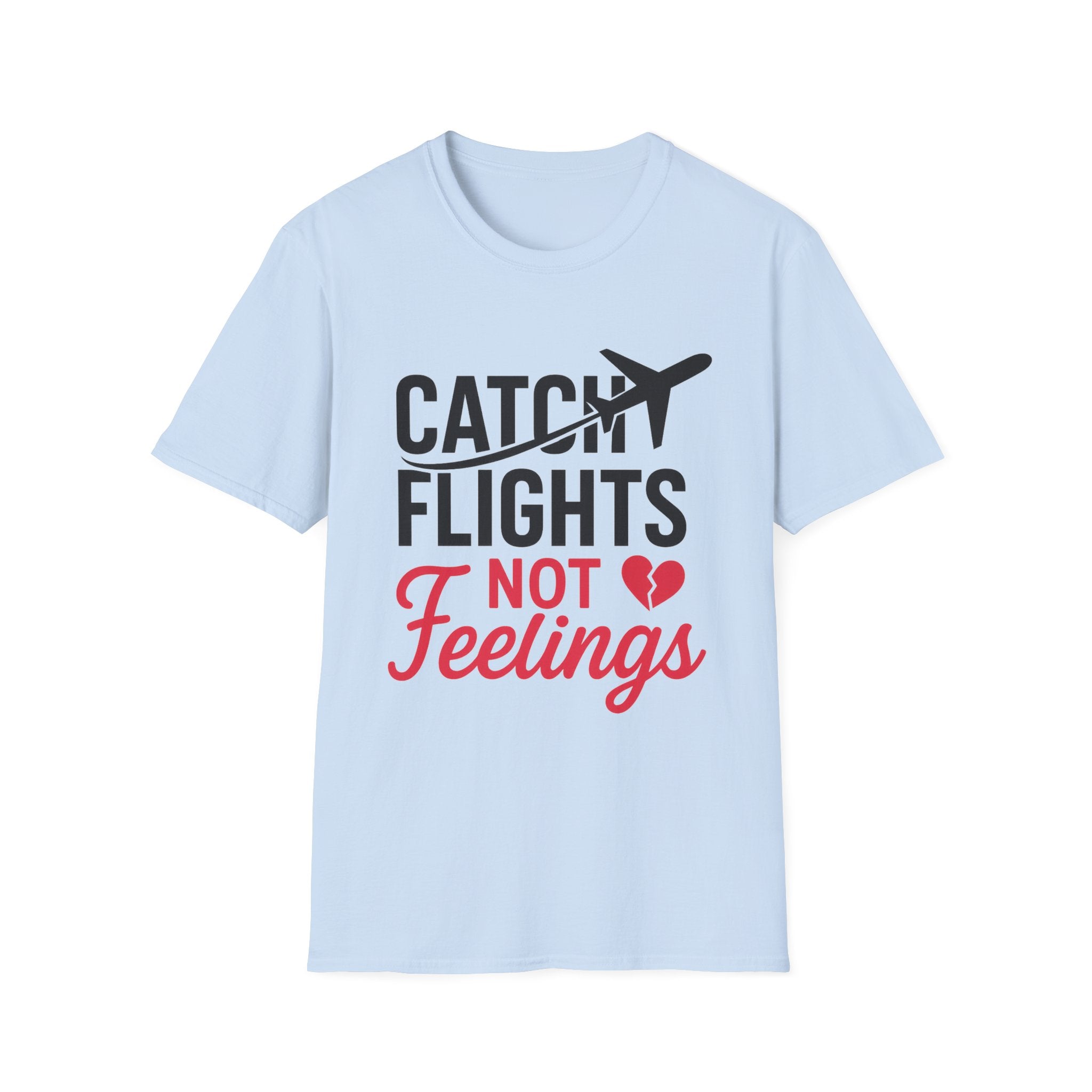 Catch Flights T-Shirt | Travel Lover Tee | Airplane Graphic Shirt | Funny Travel Gift | Adventure Attire | Vacation Essential
