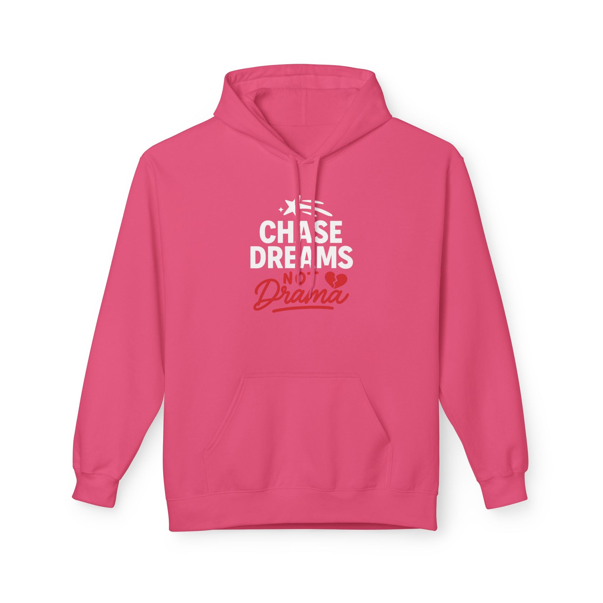Chase Dreams Hoodie, Inspirational Sweatshirt, Unisex Fleece, Casual Wear, Motivational Gift, Cozy Apparel