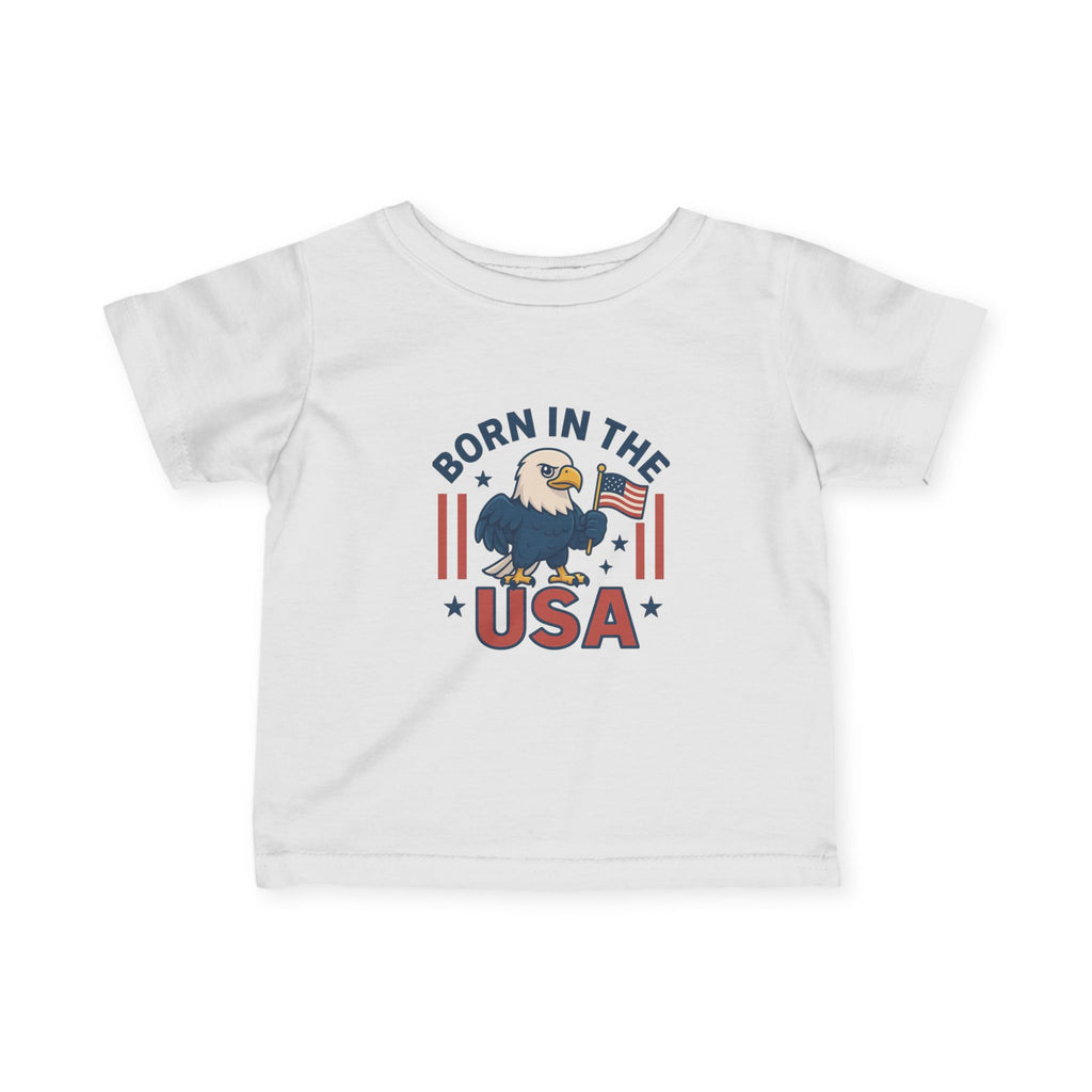 USA Eagle Infant Tee, Baby T-Shirt, Toddler Clothing, 4th of July Outfit, Patriotic Tee, Newborn Gift, American Pride Gear