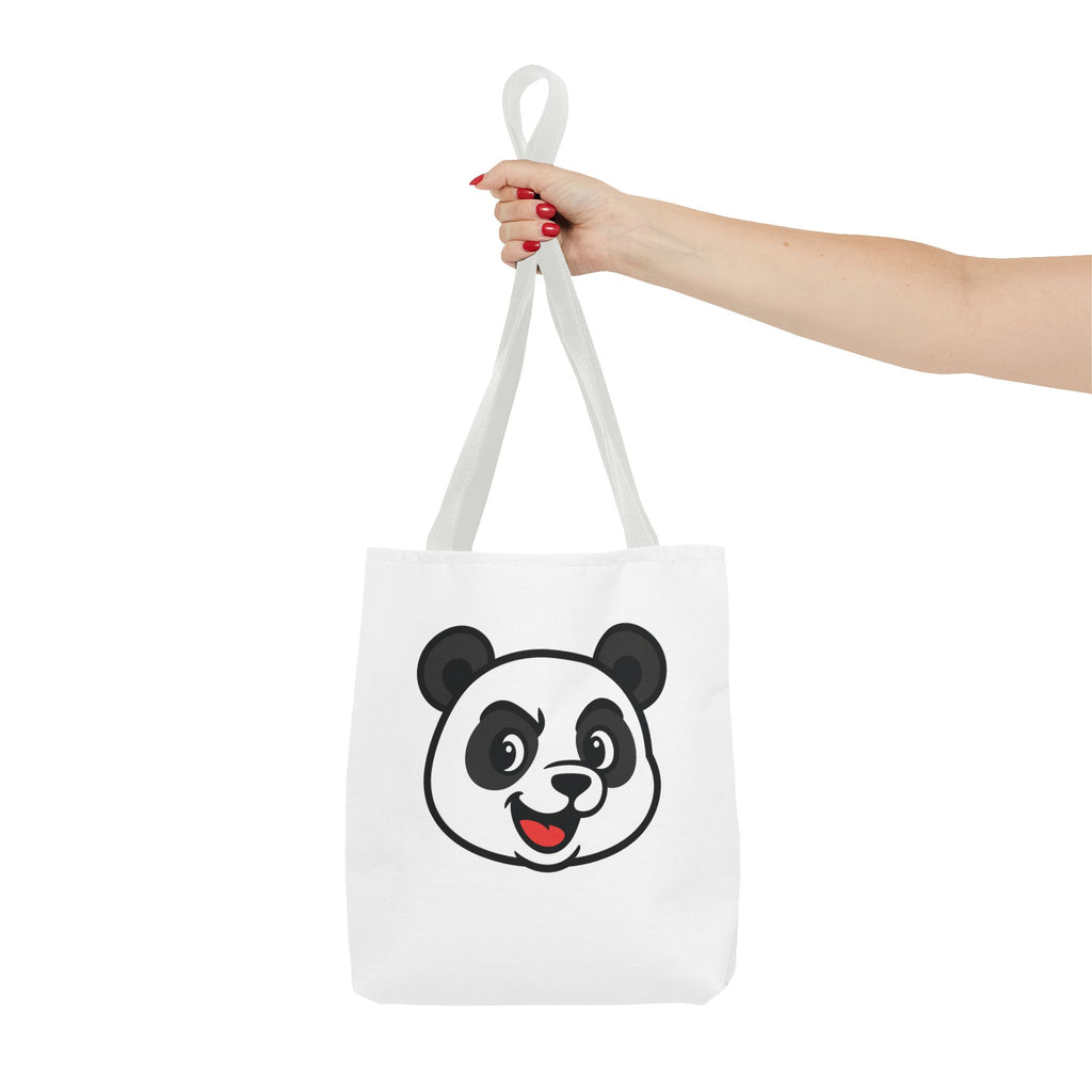 Cute Panda Tote Bag, Hand Bag Gift for Her, Reusable Shopping Bag, Shoulder Bag, Eco-Friendly Tote, Canvas Tote, Gift for Panda Lover