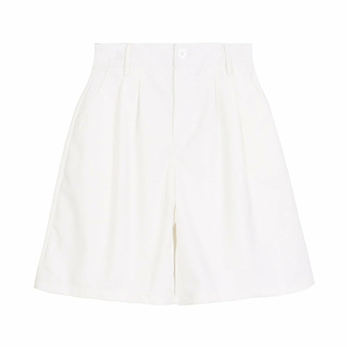 Loose Cut Cloth Bermuda Shorts
